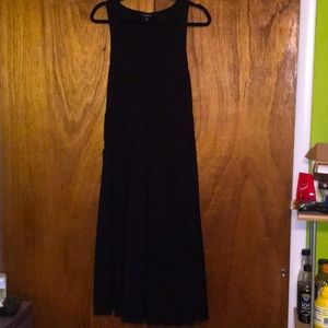 Black Tank Top Midi Dress Sz 10